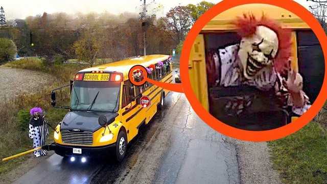 Kids Video: When you see this school bus full of clowns, get out of the way! img