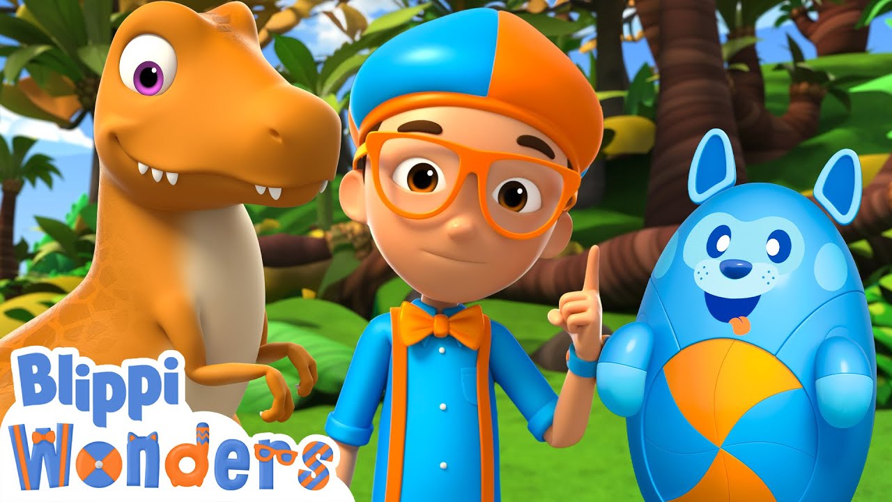My Pet T-Rex! Play with Blippi 🦕🦖 | Blippi Wonders Educational Videos for Kids img